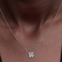 Pandora Sparkling Lucky Clover Pendant Necklace Pandora Sparkling Lucky Clover Pendant Necklace