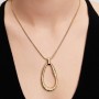 Pandora Organically Shaped Stone-Set Statement Pendant Necklace Pandora Organically Shaped Stone-Set Statement Pendant Necklace