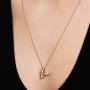 Pandora Organically Shaped Stone-Set Heart Pendant Necklace Pandora Organically Shaped Stone-Set Heart Pendant Necklace