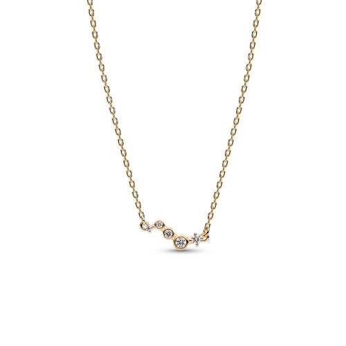 Pandora Era Lab-Grown Diamond Droplet Bar Necklace Pandora Era Lab-Grown Diamond Droplet Bar Necklace