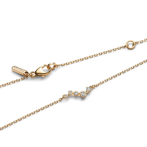 Pandora Era Lab-Grown Diamond Droplet Bar Necklace Pandora Era Lab-Grown Diamond Droplet Bar Necklace