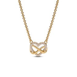 Pandora Sparkling Infinity Heart Collier Necklace