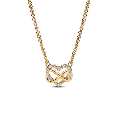 Pandora Sparkling Infinity Heart Collier Necklace