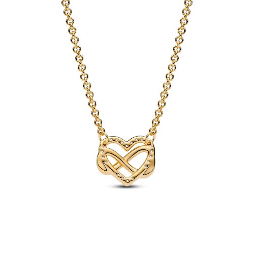 Pandora Sparkling Infinity Heart Collier Necklace