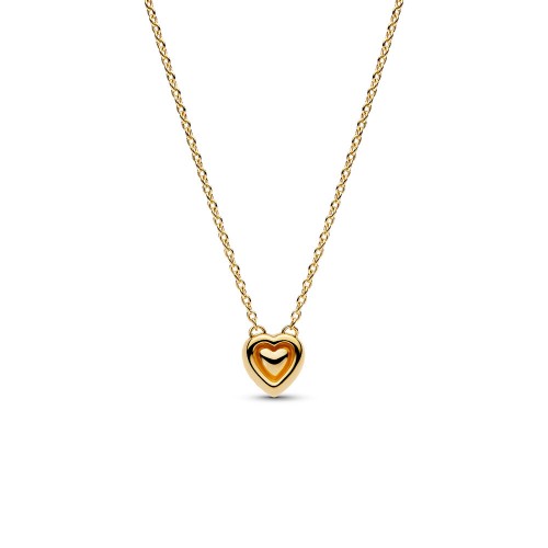 Pandora Engravable Heart Halo Collier Necklace Pandora Engravable Heart Halo Collier Necklace