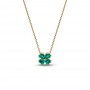 Pandora Green Lucky Clover Pendant Necklace Pandora Green Lucky Clover Pendant Necklace