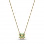 Pandora Green Lucky Clover Pendant Necklace Pandora Green Lucky Clover Pendant Necklace