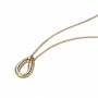 Pandora Organically Shaped Stone-Set Pendant Necklace Pandora Organically Shaped Stone-Set Pendant Necklace