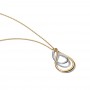 Pandora Two-Tone Double Pendant Necklace Pandora Two-Tone Double Pendant Necklace