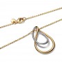 Pandora Two-Tone Double Pendant Necklace Pandora Two-Tone Double Pendant Necklace