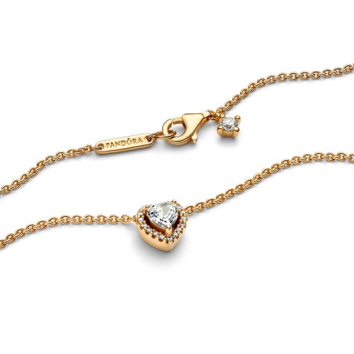 Pandora Sparkling Heart Collier Necklace