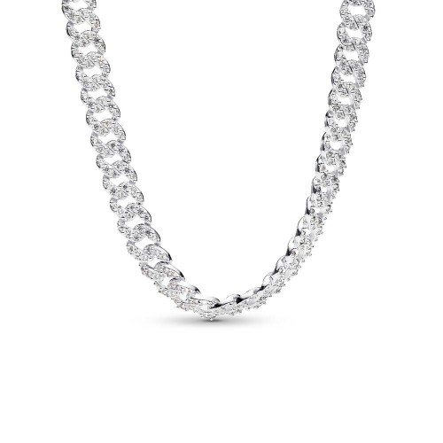 Pandora Pavé Cuban Chain Necklace Pandora Pavé Cuban Chain Necklace