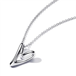 Pandora Organically Shaped Heart Pendant Necklace Pandora Organically Shaped Heart Pendant Necklace