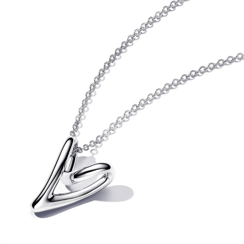 Pandora Organically Shaped Heart Pendant Necklace Pandora Organically Shaped Heart Pendant Necklace
