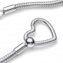 Pandora Heart Closure Snake Chain Necklace Pandora Heart Closure Snake Chain Necklace