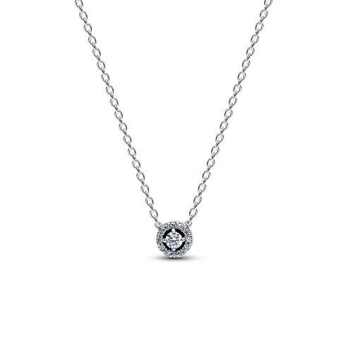 Pandora Round Pavé Halo Collier Necklace Pandora Round Pavé Halo Collier Necklace