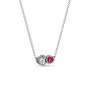 Pandora Halo Hearts Pendant Necklace Pandora Halo Hearts Pendant Necklace