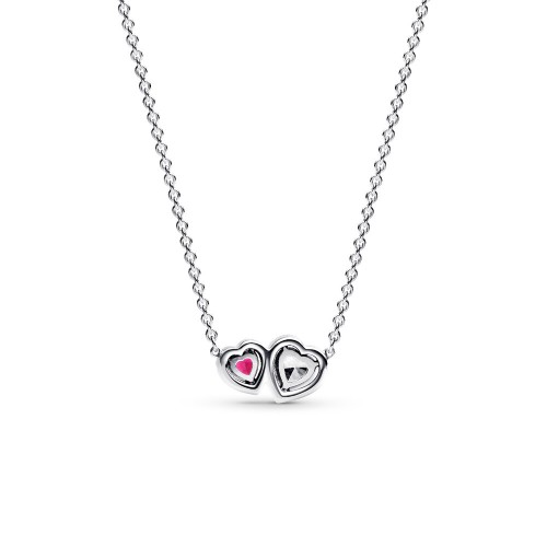 Pandora Halo Hearts Pendant Necklace Pandora Halo Hearts Pendant Necklace