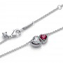 Pandora Halo Hearts Pendant Necklace Pandora Halo Hearts Pendant Necklace