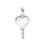 Pandora Engravable Heart Key Pendant Pandora Engravable Heart Key Pendant