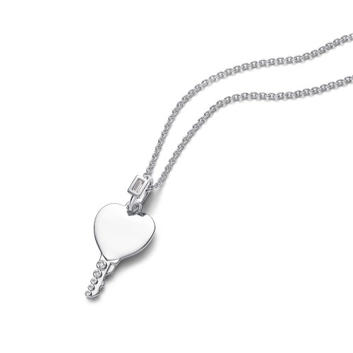 Pandora Engravable Heart Key Pendant Pandora Engravable Heart Key Pendant