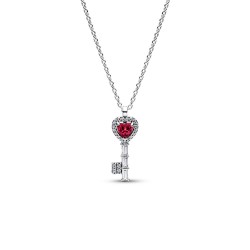 Pandora Elevated Heart Key Collier Necklace Pandora Elevated Heart Key Collier Necklace