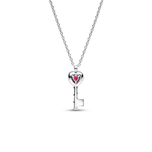 Pandora Elevated Heart Key Collier Necklace Pandora Elevated Heart Key Collier Necklace