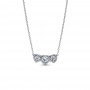 Pandora Halo Heart Trilogy Collier Necklace Pandora Halo Heart Trilogy Collier Necklace