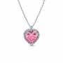 Pandora Pink Halo Heart Collier Necklace Pandora Pink Halo Heart Collier Necklace