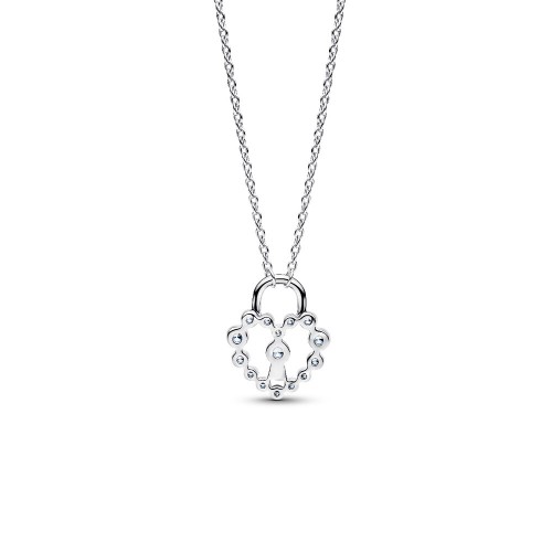 Pandora Sparkling Heart Padlock Pendant Necklace Pandora Sparkling Heart Padlock Pendant Necklace