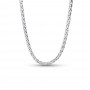Pandora Pavé Clasp Foxtail Chain Charm Necklace Pandora Pavé Clasp Foxtail Chain Charm Necklace