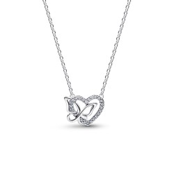 Pandora Entwined Heart & Butterfly Pendant Necklace Pandora Entwined Heart & Butterfly Pendant Necklace
