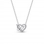 Pandora Entwined Heart & Butterfly Pendant Necklace Pandora Entwined Heart & Butterfly Pendant Necklace