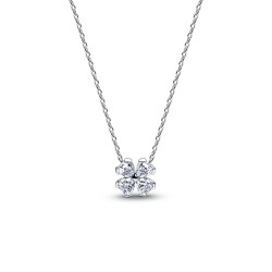 Pandora Sparkling Lucky Clover Pendant Necklace Pandora Sparkling Lucky Clover Pendant Necklace