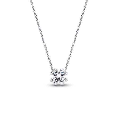 Pandora Sparkling Lucky Clover Pendant Necklace Pandora Sparkling Lucky Clover Pendant Necklace