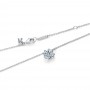 Pandora Sparkling Lucky Clover Pendant Necklace Pandora Sparkling Lucky Clover Pendant Necklace