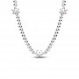Pandora Pink Flower Tennis Necklace Pandora Pink Flower Tennis Necklace