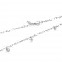 Pandora Talisman Sterling Silver Lab-Grown Diamond Dangle Symbols Paperclip Chain Necklace Pandora Talisman Sterling Silver Lab-Grown Diamond Dangle Symbols Paperclip Chain Necklace