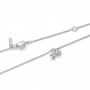 Pandora Talisman Sterling Silver Lab-Grown Diamond Heart & Star Dangle Pendant Necklace Pandora Talisman Sterling Silver Lab-Grown Diamond Heart & Star Dangle Pendant Necklace