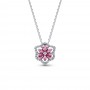 Pandora Herbarium Sparkling Pink Flower Pendant Necklace Pandora Herbarium Sparkling Pink Flower Pendant Necklace