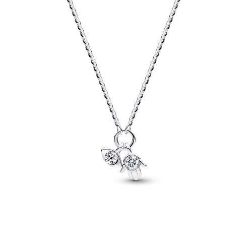 Pandora Talisman Sterling Silver Lab-Grown Diamond Evil Eye & Hamsa Hand Dangle Pendant Necklace Pandora Talisman Sterling Silver Lab-Grown Diamond Evil Eye & Hamsa Hand Dangle Pendant Necklace
