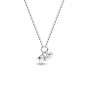 Pandora Talisman Sterling Silver Lab-Grown Diamond Evil Eye & Hamsa Hand Dangle Pendant Necklace Pandora Talisman Sterling Silver Lab-Grown Diamond Evil Eye & Hamsa Hand Dangle Pendant Necklace