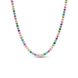 Pandora Rainbow Tennis Necklace Pandora Rainbow Tennis Necklace
