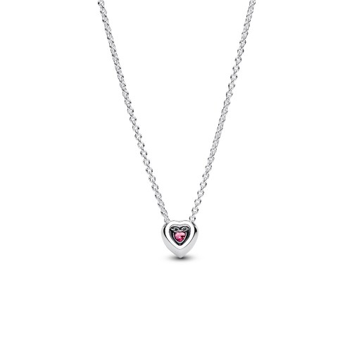 Pandora Pink Elevated Heart Necklace Pandora Pink Elevated Heart Necklace