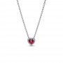 Pandora Elevated Red Heart Collier Necklace Pandora Elevated Red Heart Collier Necklace