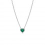 Pandora Elevated Green Heart Necklace Pandora Elevated Green Heart Necklace