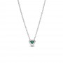 Pandora Elevated Green Heart Necklace Pandora Elevated Green Heart Necklace