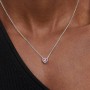 Pandora Pink Elevated Heart Necklace Pandora Pink Elevated Heart Necklace