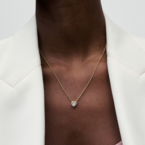 Pandora Sparkling Heart Collier Necklace