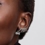 Pandora Bridgerton Sparkling Bow Climber Earrings